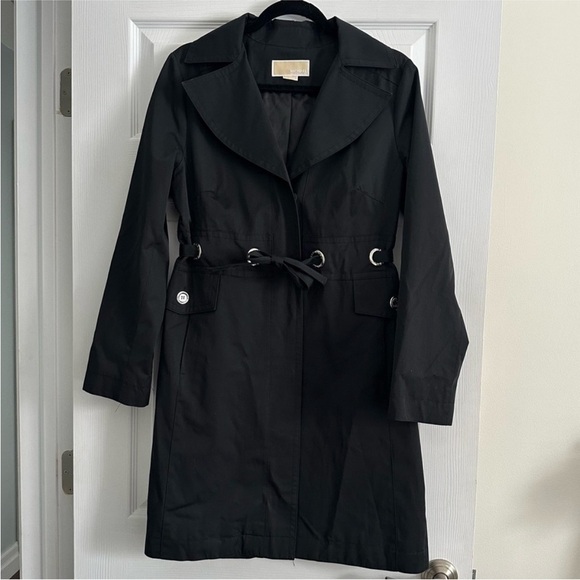 Size S Michael Kors Spring Button Up Belted Trench Coat - Picture 1 of 5